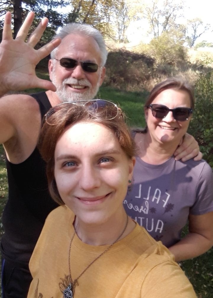 Ken & Jodi w/daughter Jessi (2021)