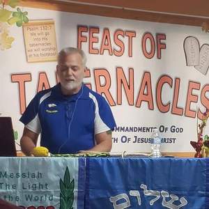 Ken preaching a lesson at the Feast of Tabernacles 2021